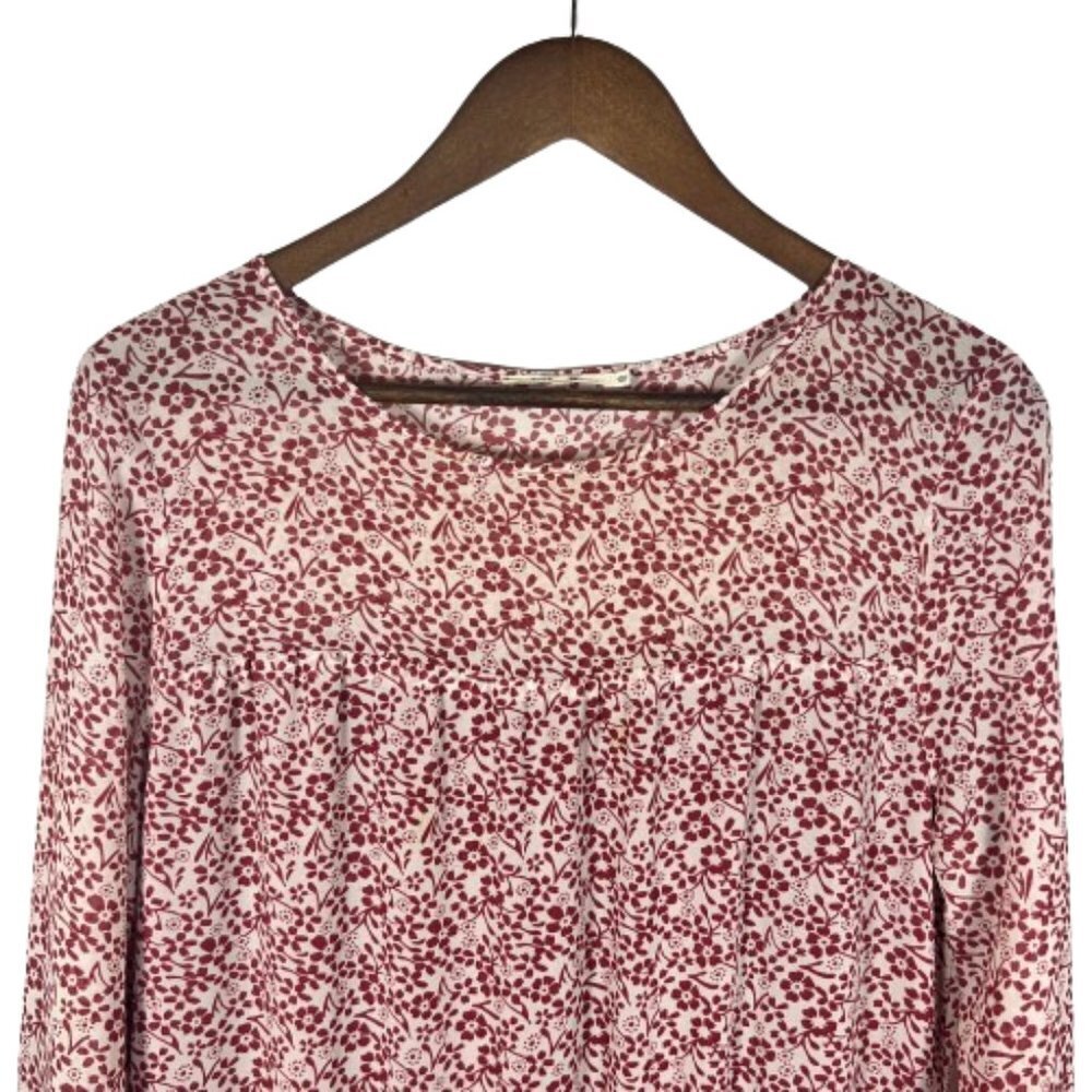 Tularosa Womens Berkley Ditzy Floral Mini Dress Size Small Feminine Long Sleeves - Picture 2 of 16
